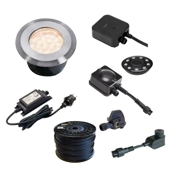 Aussenbeleuchtung Set Lightpro bodenleuchten