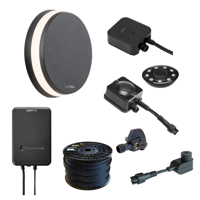 Aussenbeleuchtung Set Lightpro wandleuchten