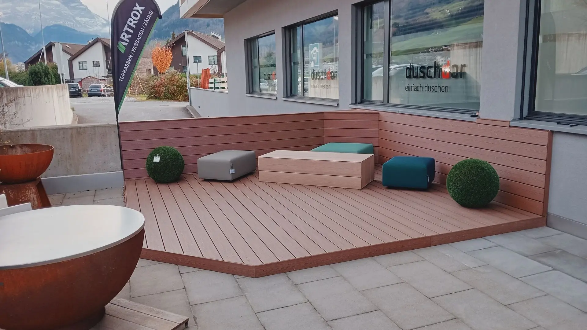 Ausstellung Terrasse Stans