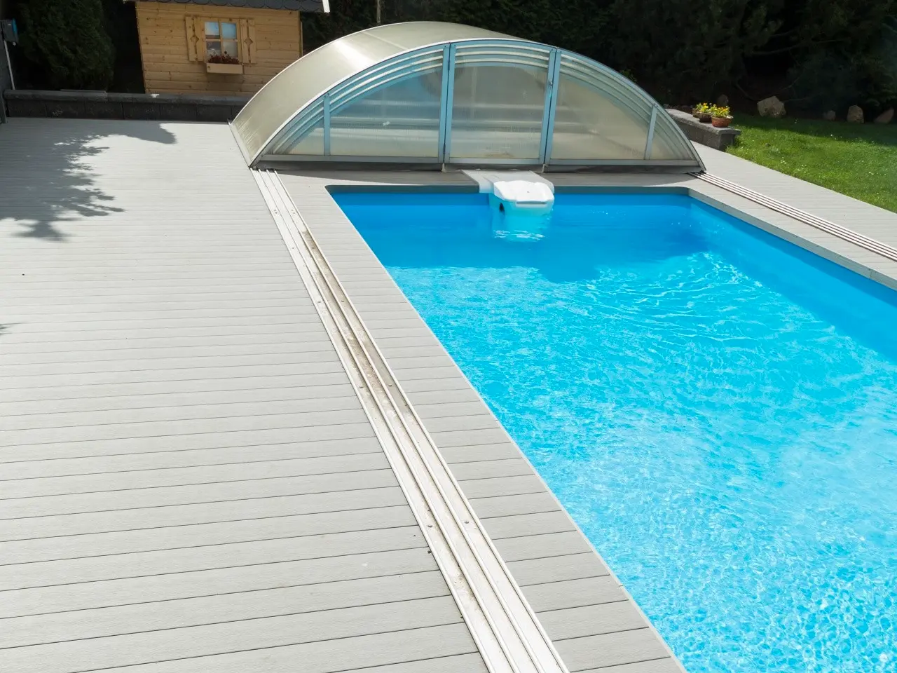 WPC Terrassendiele Grau