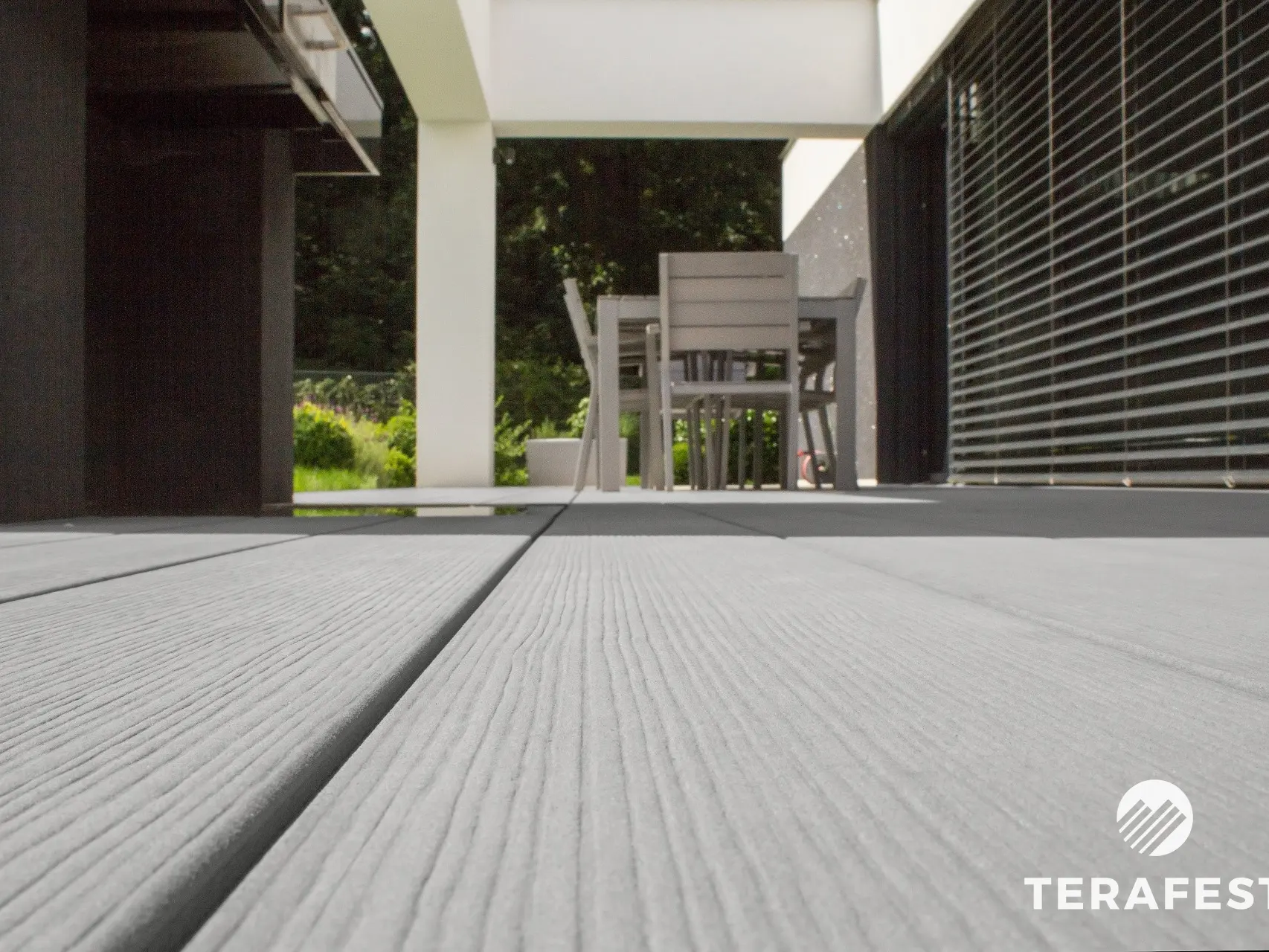 WPC Terrassendiele Grau