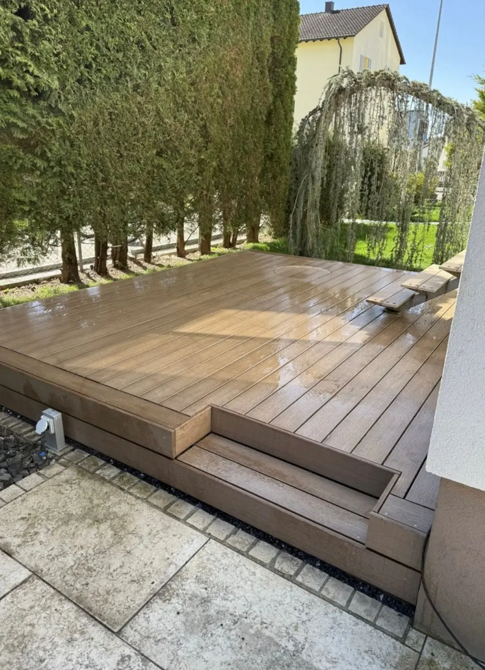 WPC Teak Terrasse